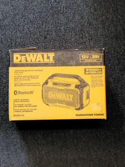 DEWALT JOBSITE BLUETOOTH SPEAKER