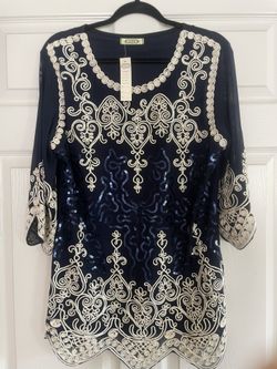 Long Blouse Artistic Embroidered