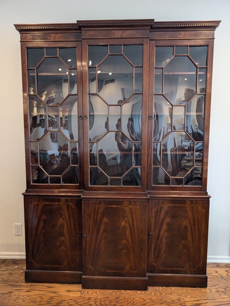 Baker Breakfront China Cabinet