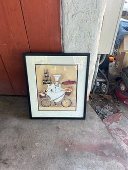 27x23 approx wall decor some ware