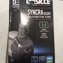 Fish Tank Sicce Syncra Silent Multifunction Pump 2.0