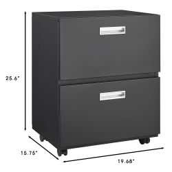 Office furniture Copier Cabinet black 2 door steel copier stand mobile pedestal file Printer Stand
