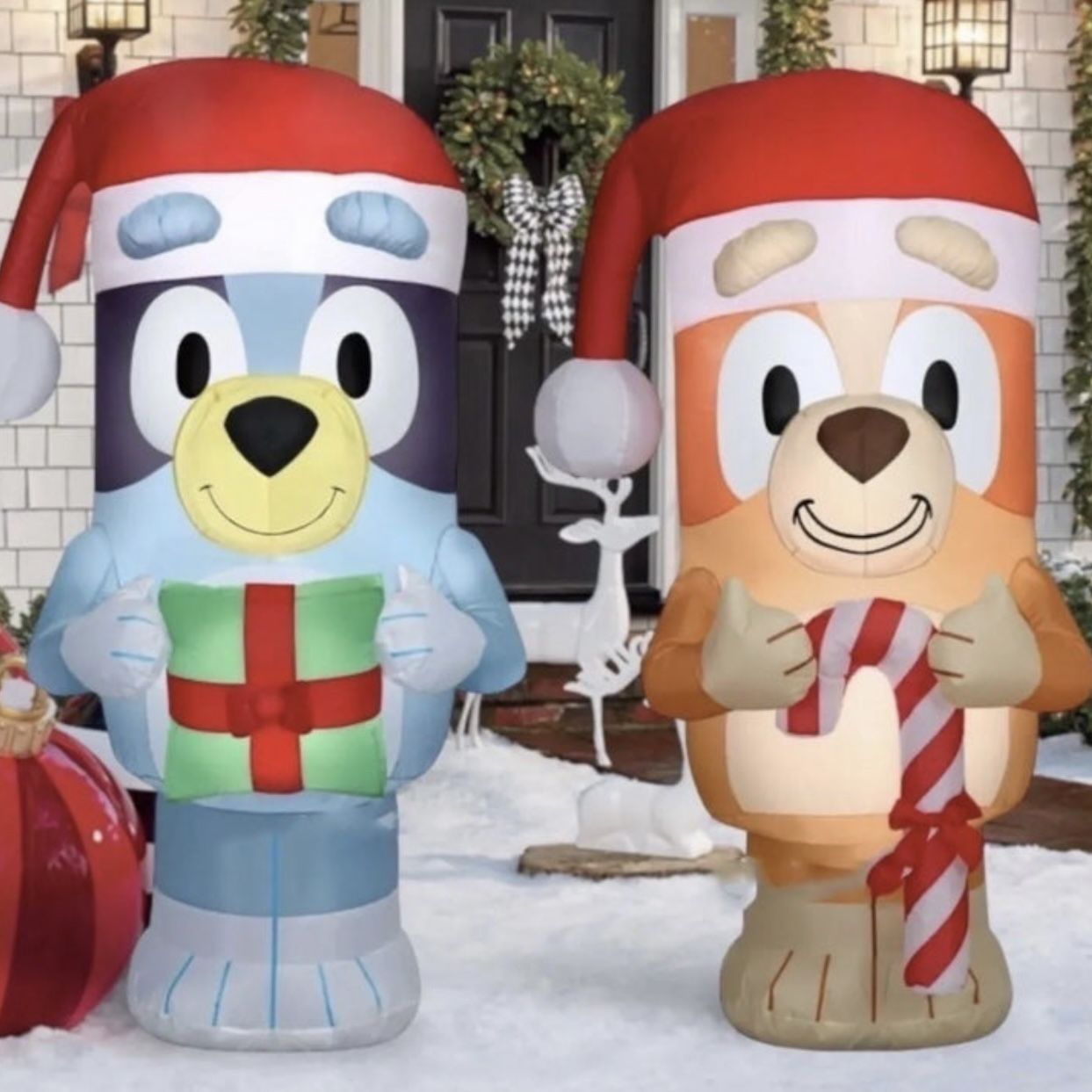 Bluey And Bingo Christmas Inflatable 5 ft Bundle