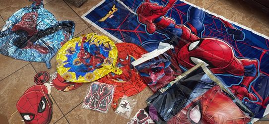 Used Spider-Man Birthday decorations