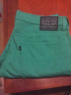 34x32 Green Levi’s 508 pants Beautiful color and in great shape.