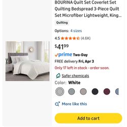 Quilt Set 3 Piece King