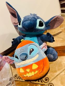 Disney Stitch Plushies Including a Halloween Pumpkin🎃 One