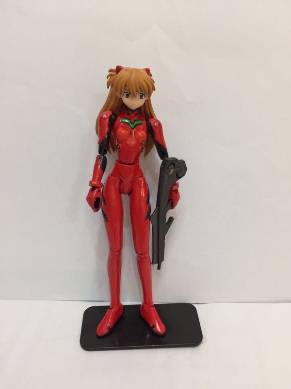 Japanese classic anime Neon Genesis Evangelion unit 2 red suit Asuka Langley Soryu 5” Action Figure