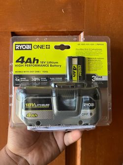 Ryobi 18v High Performance Battery 4ah