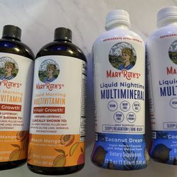 MaryRuth’s 2 Large bottles With 2 FREE large Nighttime 
