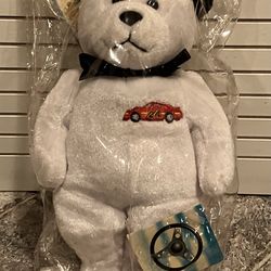 NWT 24 RaceCar Original 9” Holy Bears Beanie Bear