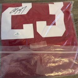 Signed McCaffrey Jersey
