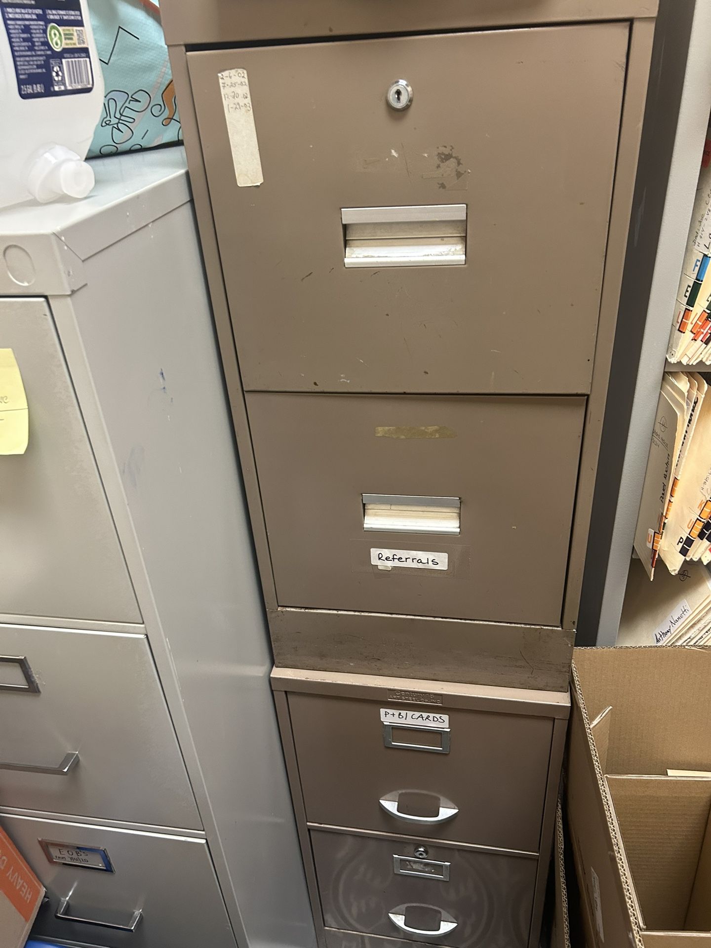 Vintage File Cabinets