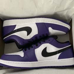 Jordan 1 Low Court Purple
