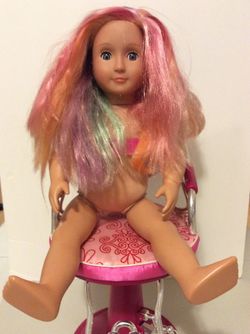 Our Generation Salon Chair and Doll