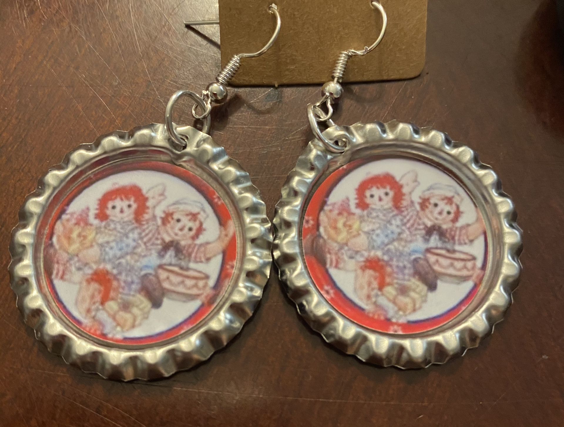 Raggedy Ann and Andy earrings