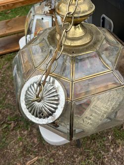 Brass Light Fixture 