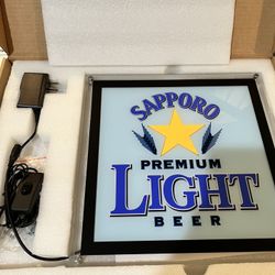 Sapporo Bar Lighted Sign Brand New
