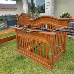 FREE Wooden baby crib