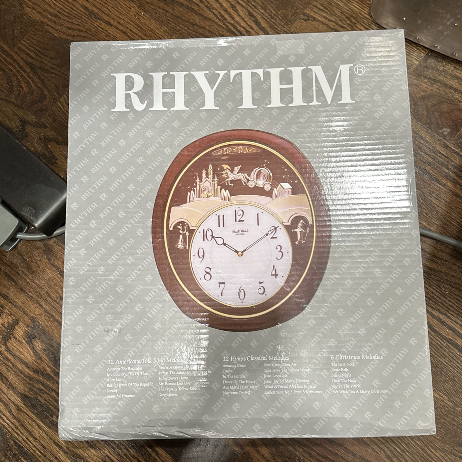 Rhythm Clocks Princess Fantasy Musical Wall Clock (4MH862WU23)