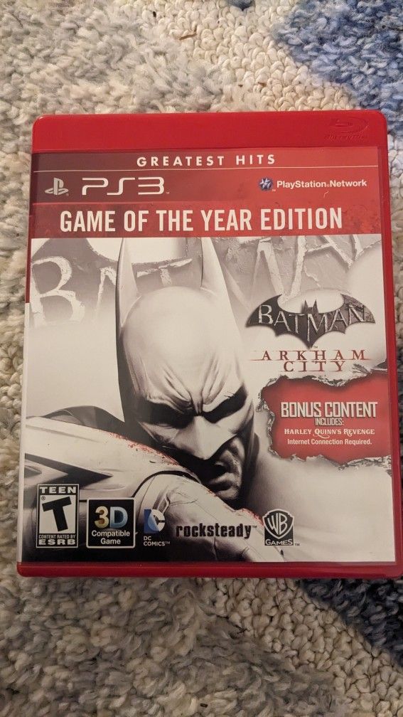 PS3 Batman Arkham City $5