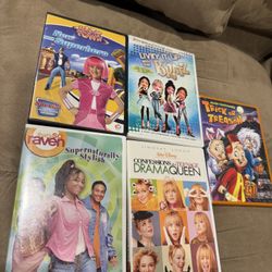 Mixed Lot of 5 DVD kids Movies, cartoons, Bratz, Lazy Town, Disney and more  