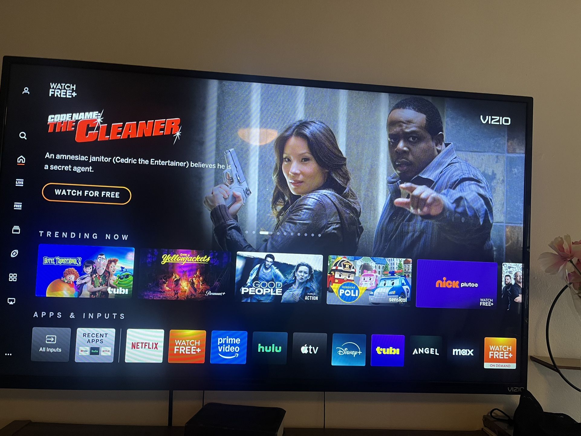 55” Vizio Tv W/ Remote