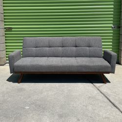 *Free Delivery* Modern Gray Wayfair Couch Sleeper Sofa Futon Bed 
