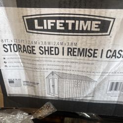 Caseta Lifetime 8x12.5 ft – Storage Shed Nuevo en Caja