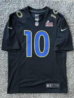 Rams Kupp Black Fashion Super Bowl Jersey Medium