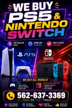 PlayStation 5 & Nintendo Switch 2 Buyer