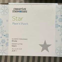 Creative memories Punch in Place -Star