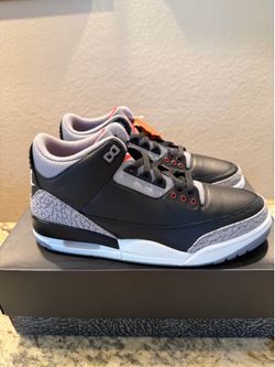 Nike Air Jordan 3 Retro OG 2024 Black Cement DN3707-010 Men’s Size 10.5 Brand New