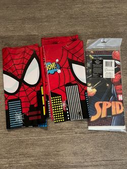 Spider-Man Party Plastic Tablecloths – Set of 3