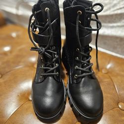 Guess Booties Lace Up Size 10
