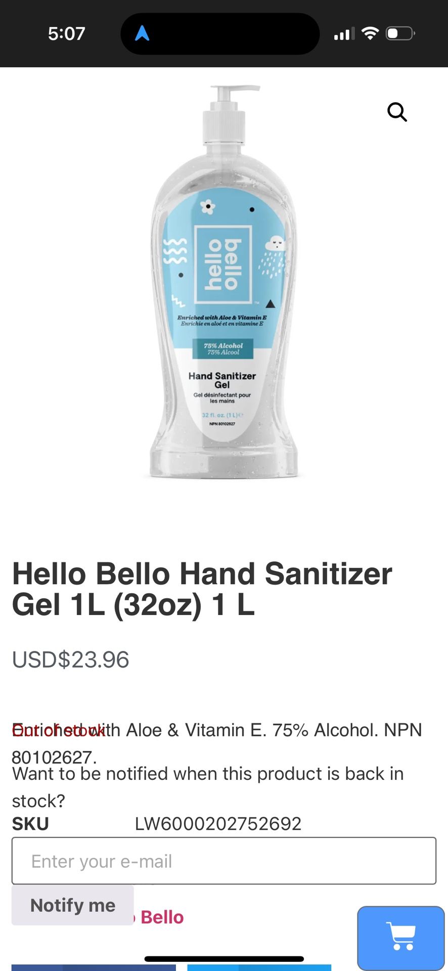 Hand Sanitizer