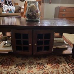 Center  Dark Wood Table - MUST GO!! BUY TODAY! 