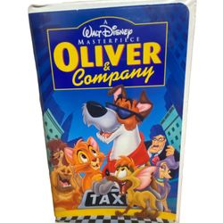 Walt Disney Masterpiece Oliver And Company Vhs Tape 