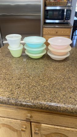 Vintage Pastel Tupperware