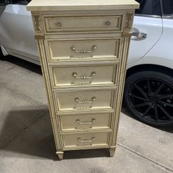 Vintage Permacraft Furniture Lingerie High Chest Of Drawers 
