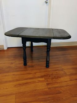 Vintage Drop-Leaf Wooden Coffee Table
