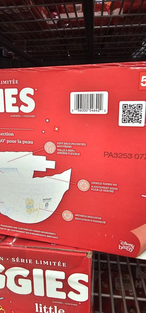 All Sizes Diapers Sealed In Box Huggies 120 Ct. Or More 