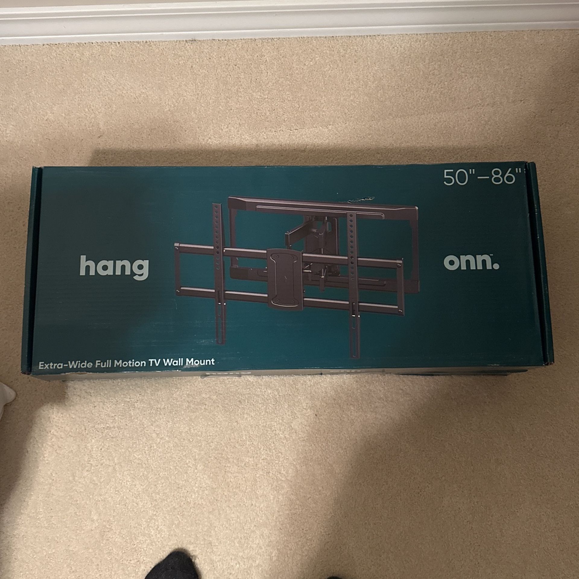 HALF PRICE FULL MOTION TV MOUNT. 50”-86” Brand New In Box
