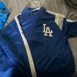 Stitches LA Dodgers Track Jacket Medium Men’s Blue