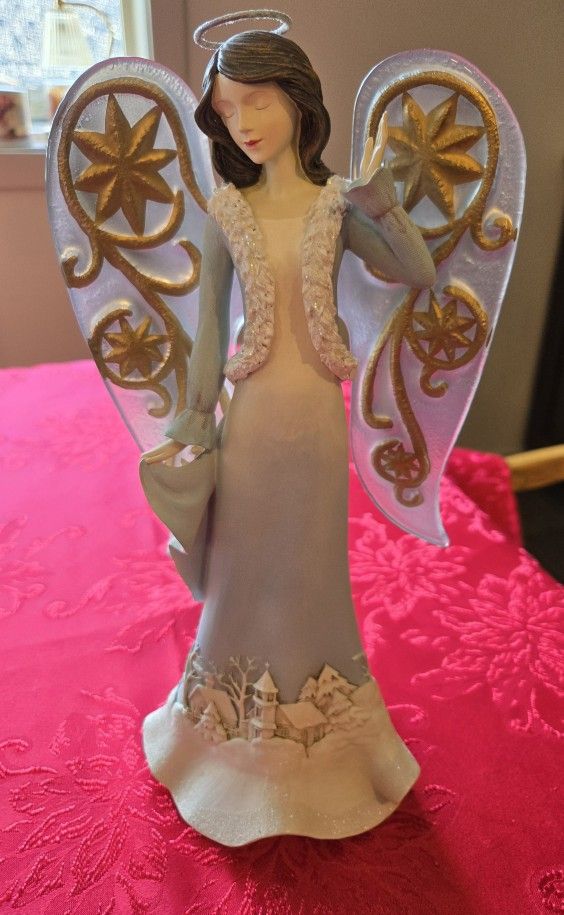 Winter Wonderland Angel Figurine