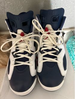 90.00$ obo Jordan 6 Retro Olympic 2024 , size 8thank you for looking pick up in west palm beach