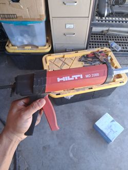 Hilti Md2000 w/ epoxy
