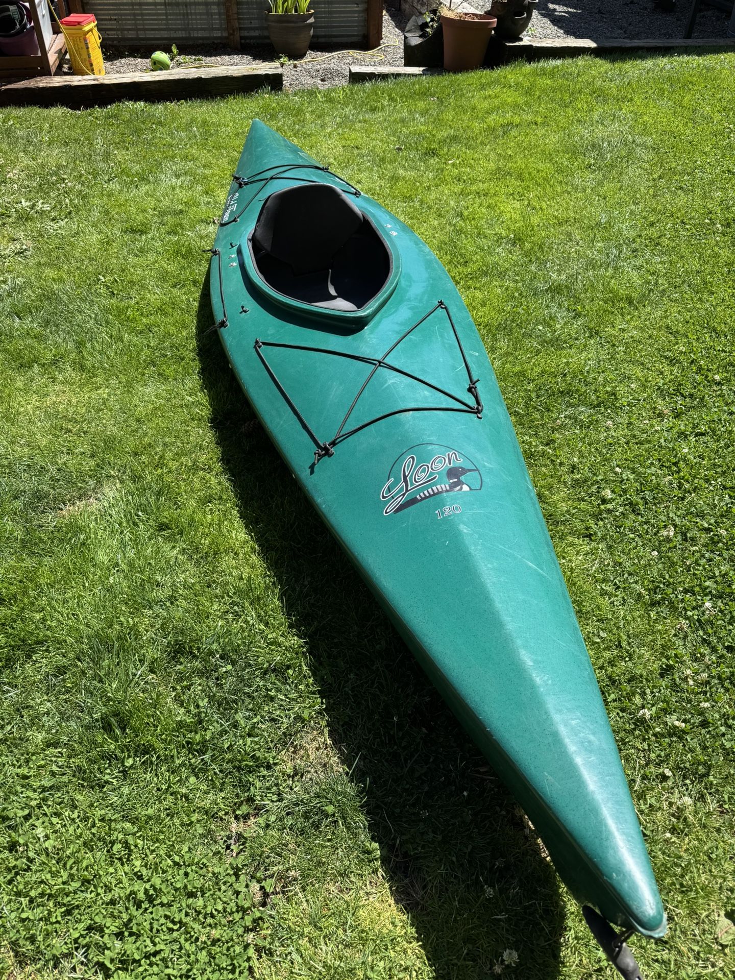 Old Town Loon Kayak With Roof Rack