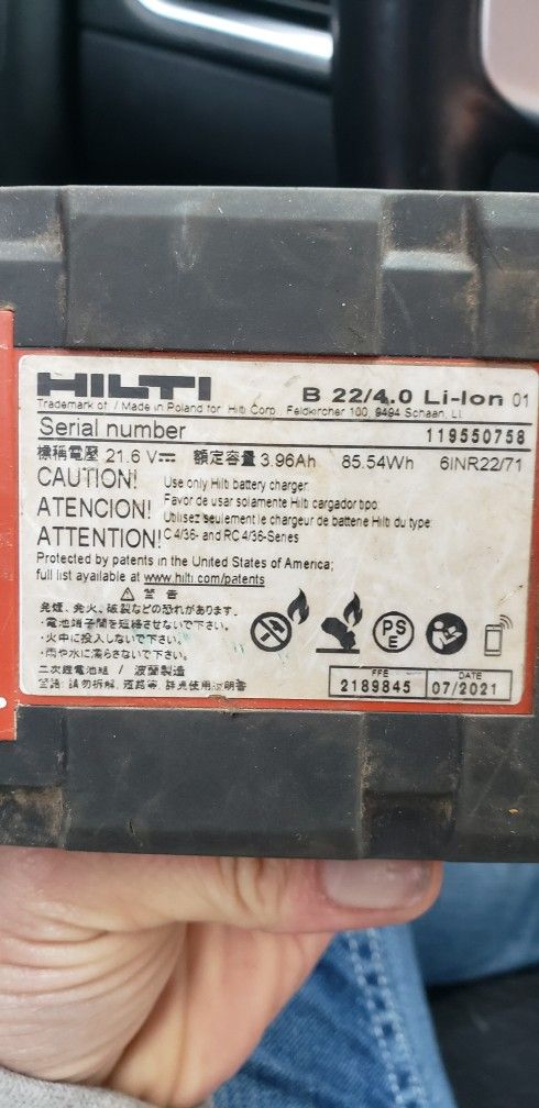Hilti Battery