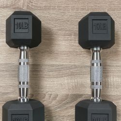 DISCOUNTED PRICE FOR TODAY - 10 POUND DUMBBELL PAIR - PICK UP NOW